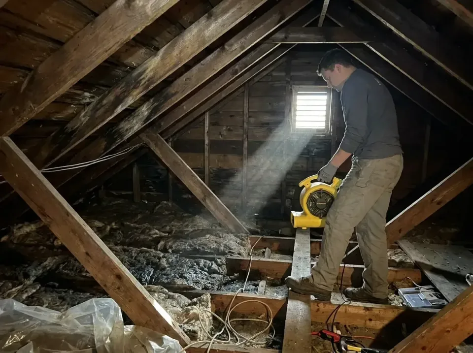 attic-water-damage-drying-proc-007 — frequently asked questions, Emergency Water Extraction & 24/7 Flood Response in Fort Wr…